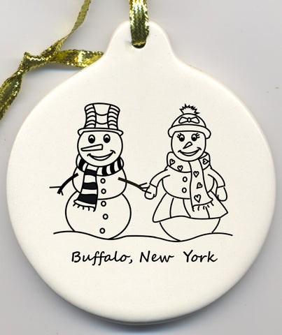 buffalo christmas ornament, buffalove, 716 Buffalo ny, buffalo glassware, billieve, buffalo gifts, rustic buffalo,