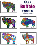 Buffalo Image Notecards - Set of 5