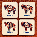 Buffalo Sports Coasters - Set of 4