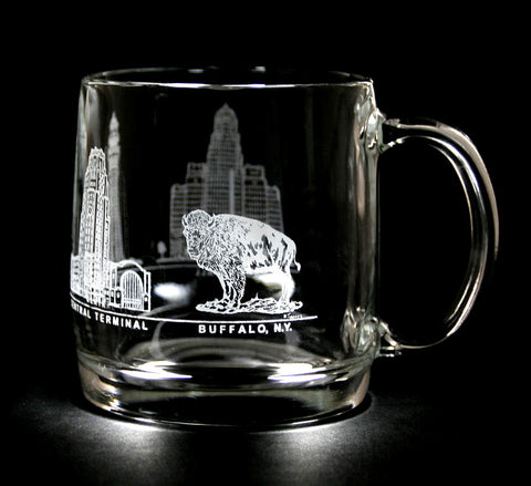 4 Buffalo Images  Coffee Mug