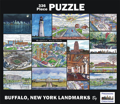 Buffalo New York Landmarks Puzzle