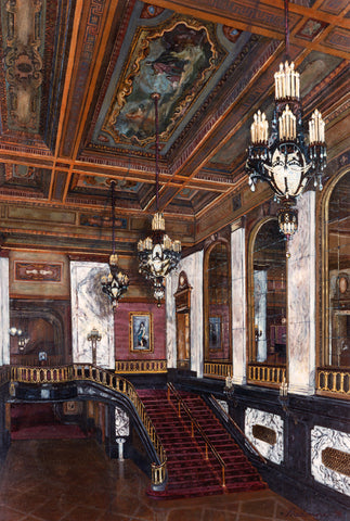 Shea's Theatre art print, Phantom of the Opera, buffalo ny art
